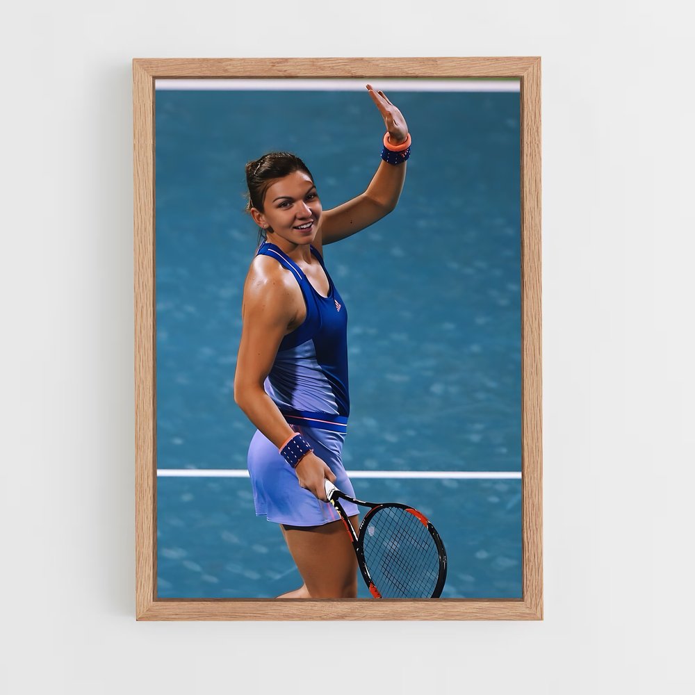 Poster Simona de halep – affiche Tennis (vue 4)